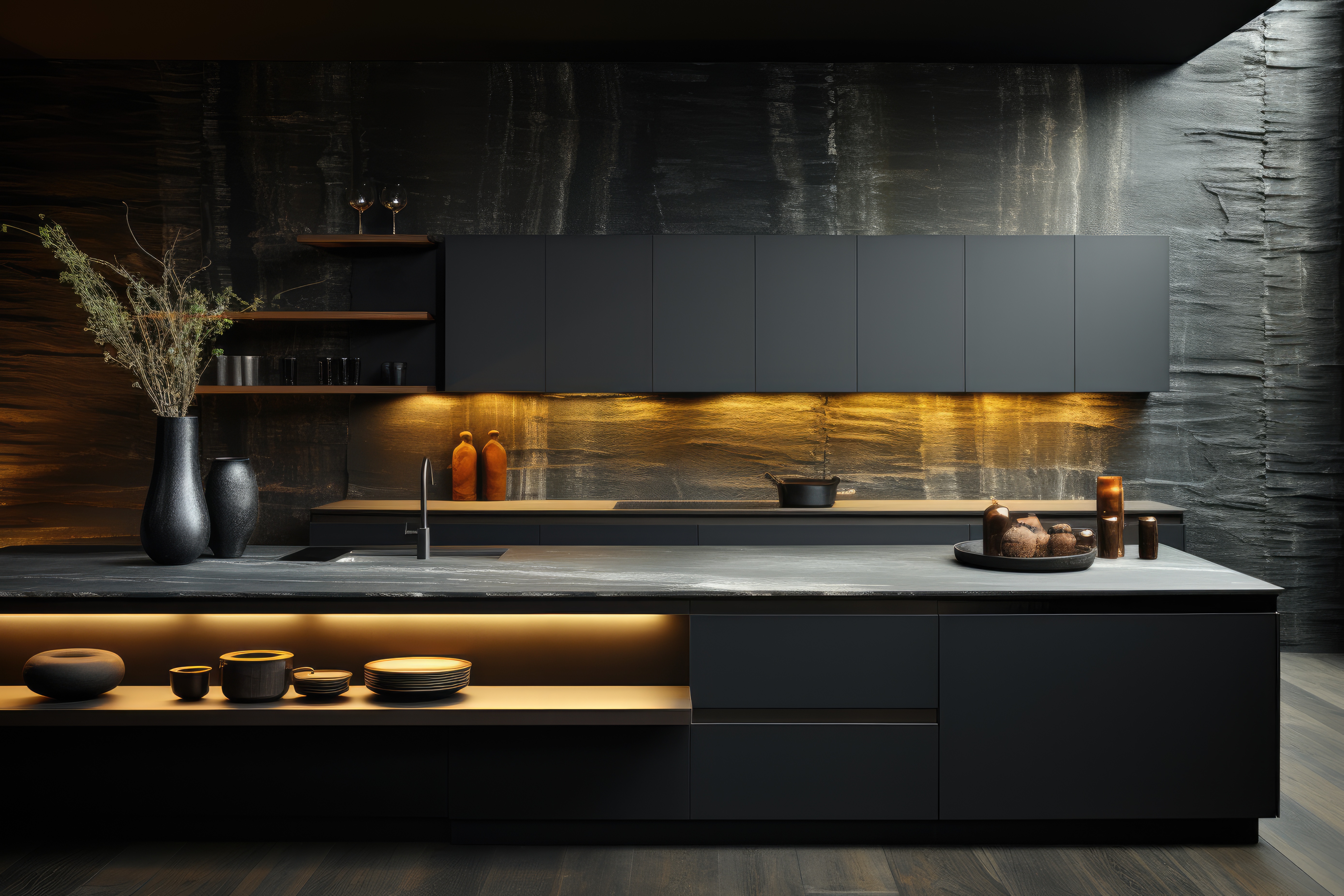 Coastal Blue Kitchen