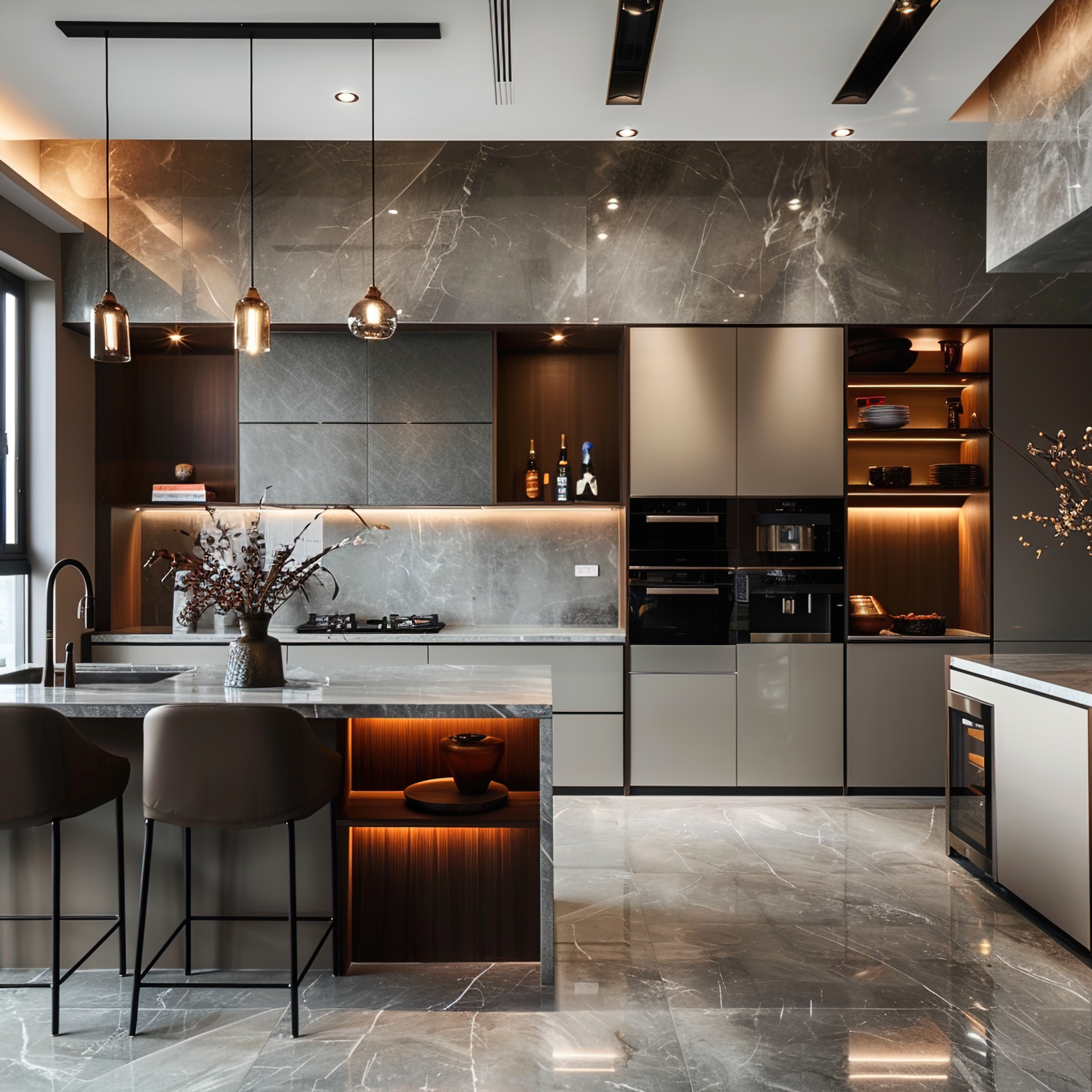 Coastal Blue Kitchen